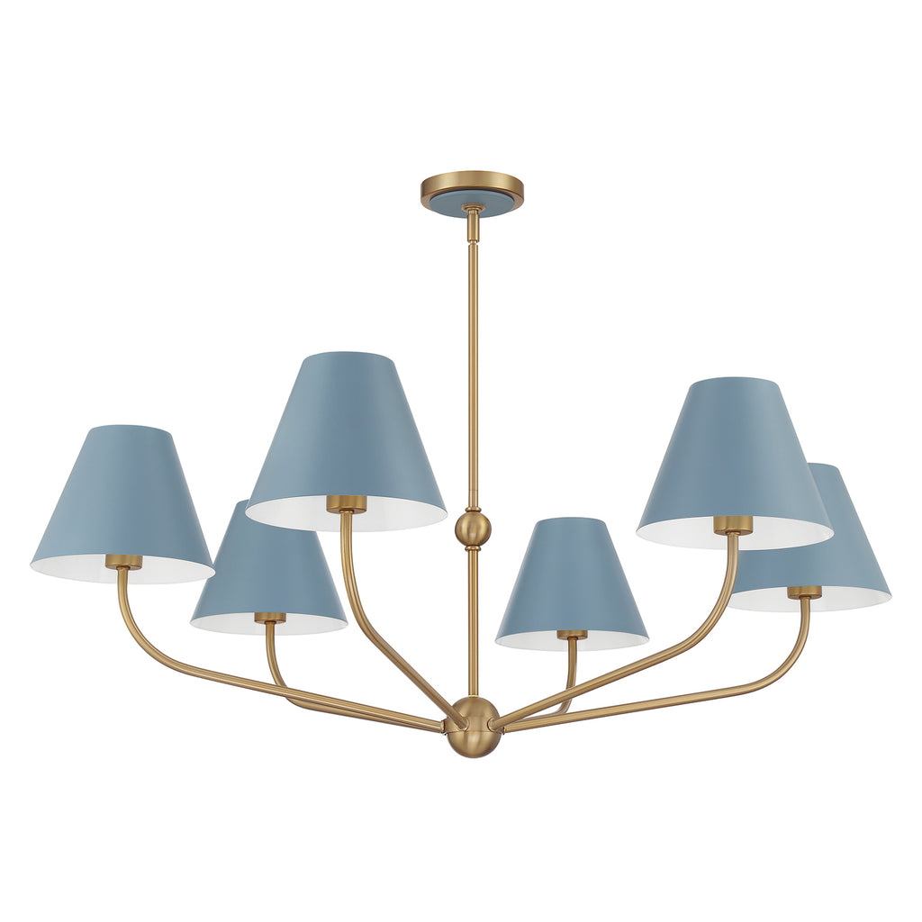 XAV-B9316-VG-BL Xavier 40'' Chandelier | Alternate Image