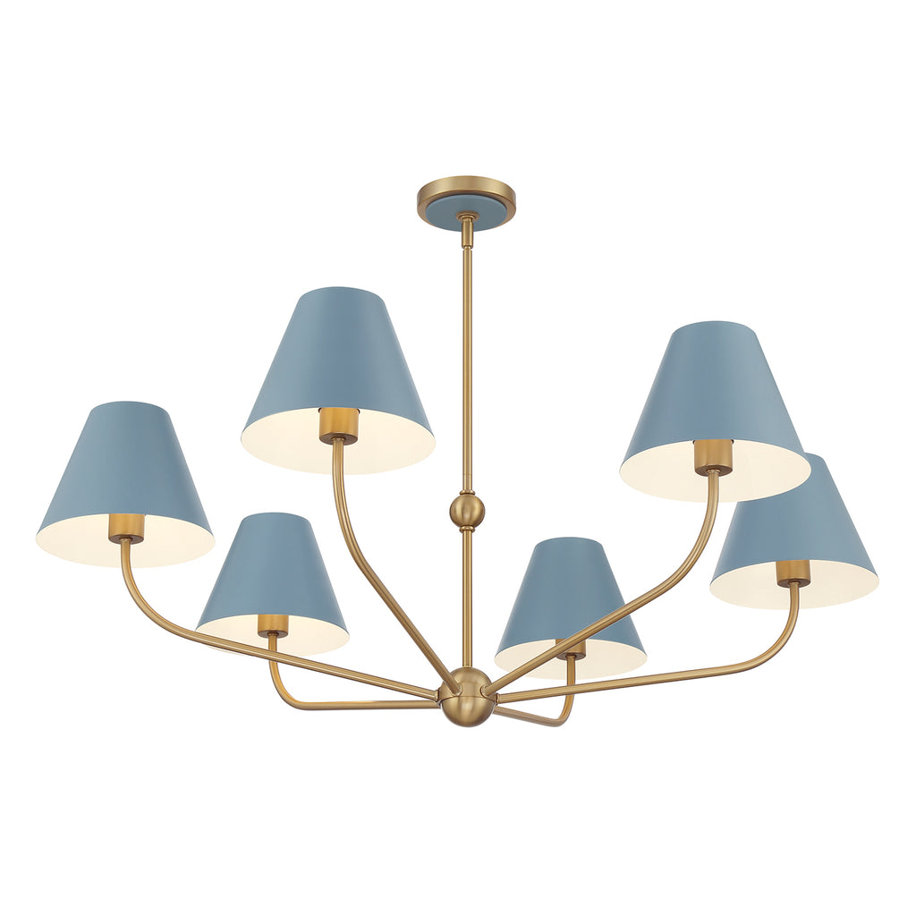 XAV-B9316-VG-BL Xavier 40'' Chandelier | Alternate Image