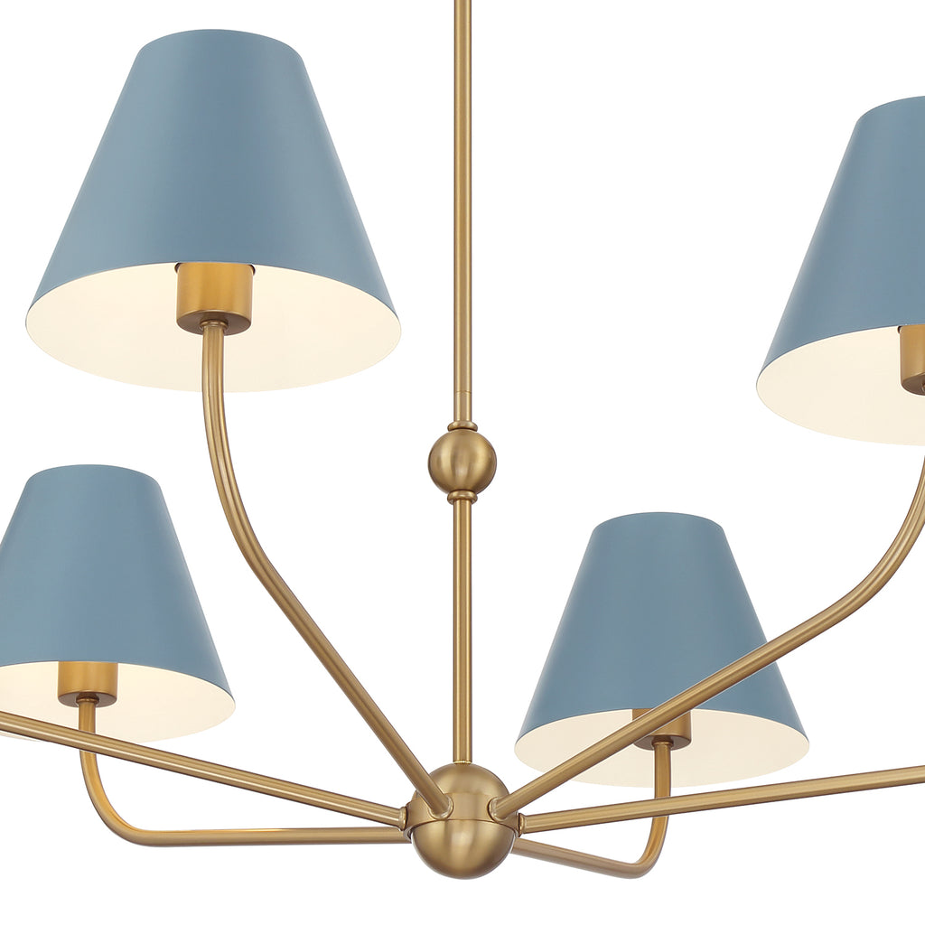 XAV-B9316-VG-BL Xavier 40'' Chandelier | Alternate Image