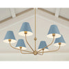 Crystorama Xavier 40'' Chandelier in Vibrant Gold - Lifestyle View