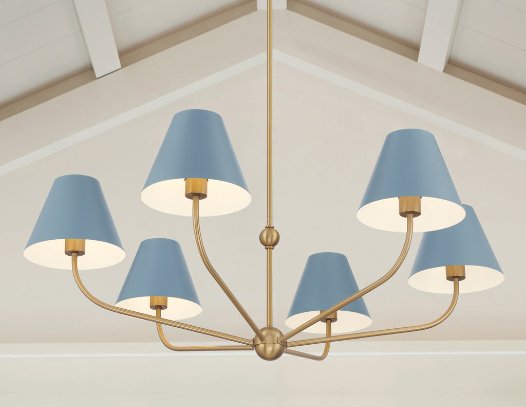 XAV-B9316-VG-BL Xavier 40'' Chandelier | Lifestyle Image