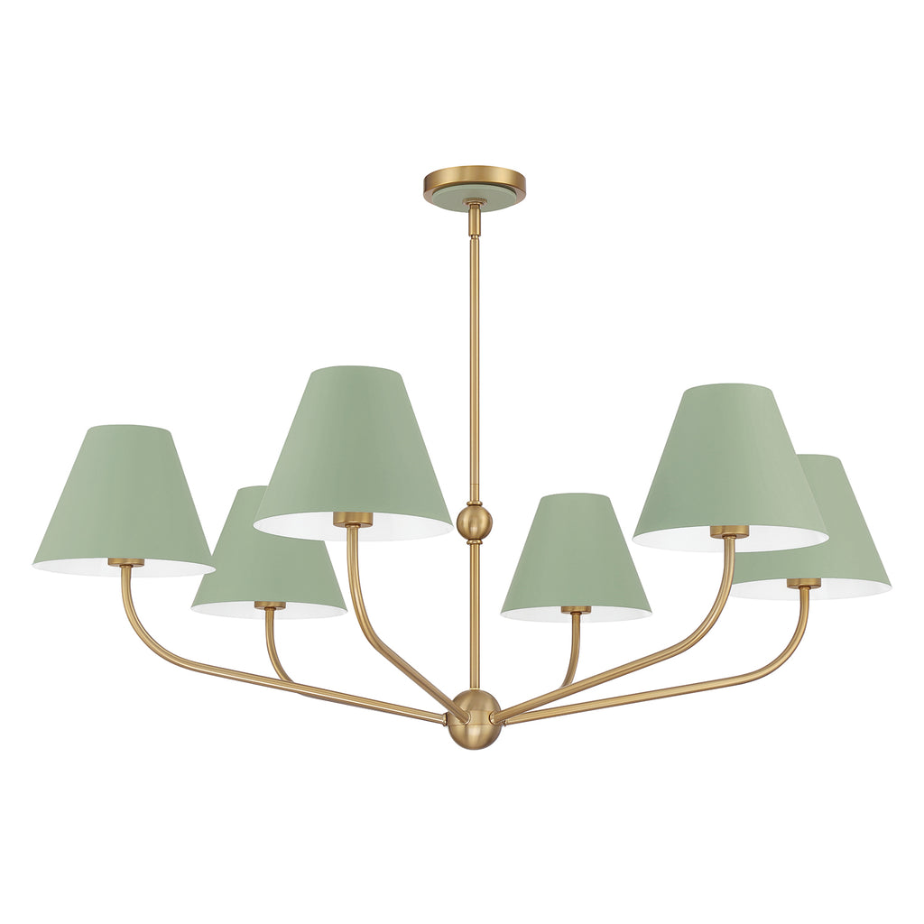 XAV-B9316-VG-GR Xavier 40'' Chandelier | Alternate Image