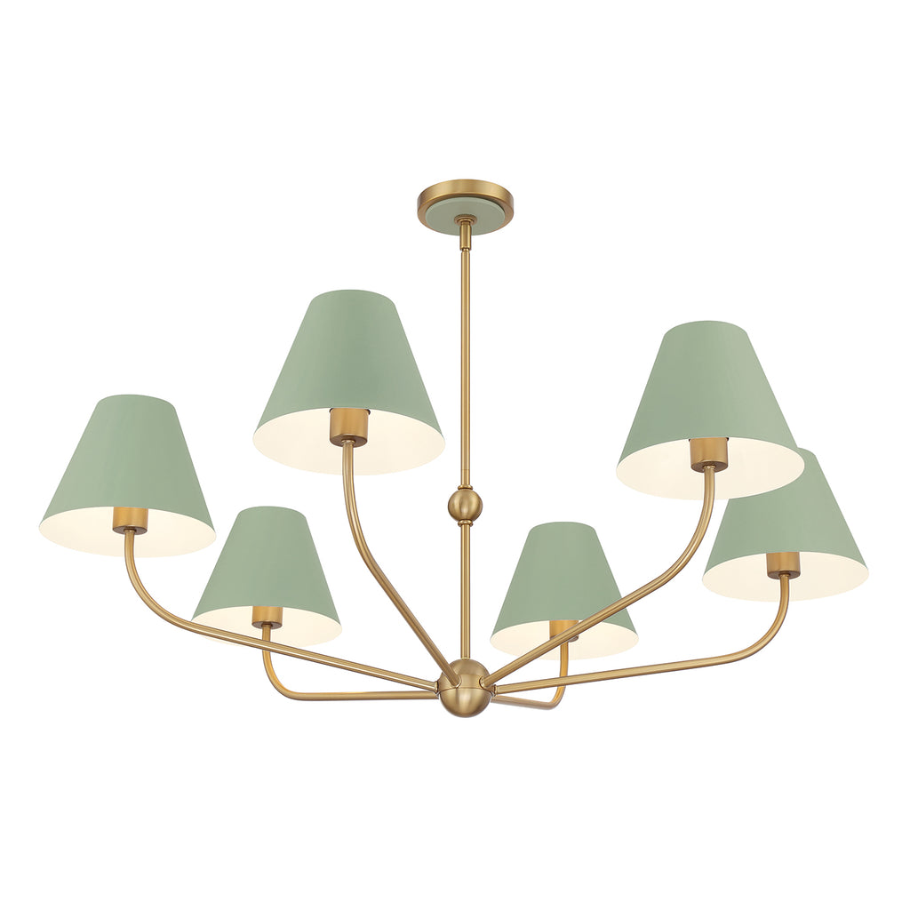 XAV-B9316-VG-GR Xavier 40'' Chandelier | Alternate Image