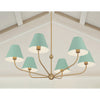 Crystorama Xavier 40'' Chandelier in Vibrant Gold - Lifestyle View