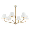 XAV-B9316-VG-WH Xavier 40'' Chandelier | Main Image