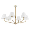 XAV-B9316-VG-WH Xavier 40'' Chandelier | Alternate Image