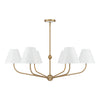 XAV-B9316-VG-WH Xavier 40'' Chandelier | Alternate Image