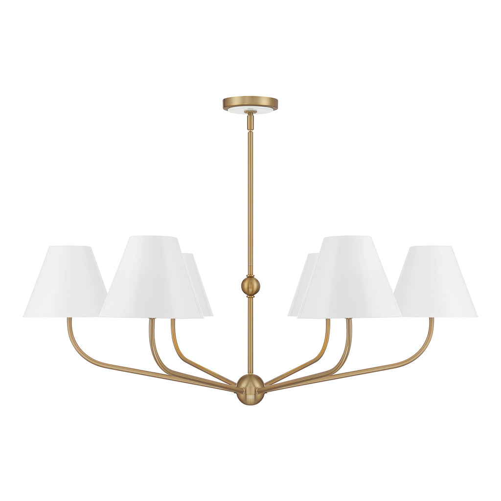 XAV-B9316-VG-WH Xavier 40'' Chandelier | Alternate Image