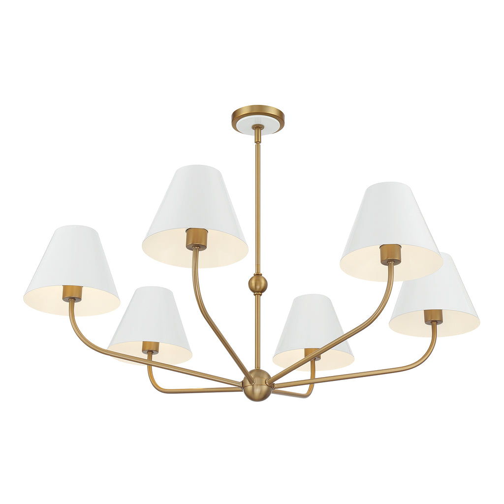 XAV-B9316-VG-WH Xavier 40'' Chandelier | Alternate Image