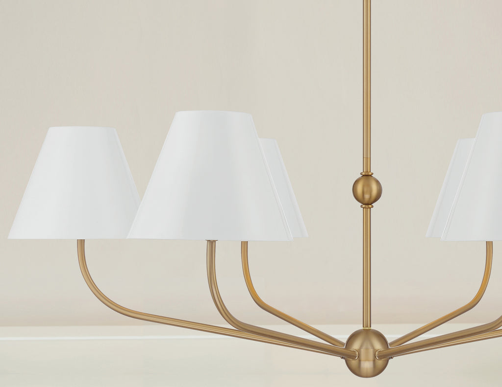 XAV-B9316-VG-WH Xavier 40'' Chandelier | Lifestyle Image