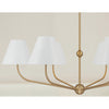 Crystorama Xavier 40'' Chandelier in Vibrant Gold - Lifestyle View
