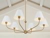 XAV-B9316-VG-WH Xavier 40'' Chandelier | Lifestyle Image