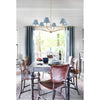 Crystorama Xavier 48'' Chandelier in Vibrant Gold - Lifestyle View