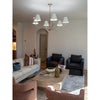 Crystorama Xavier 48'' Chandelier in Vibrant Gold - Lifestyle View