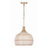 Crystorama Zanzibar 14'' Pendant in Soft Gold - Additional View