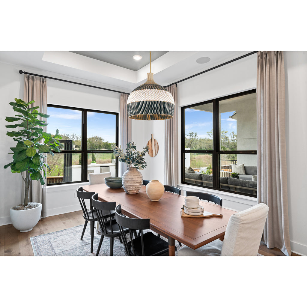 Crystorama Zanzibar 26'' Pendant in Soft Gold - Lifestyle View