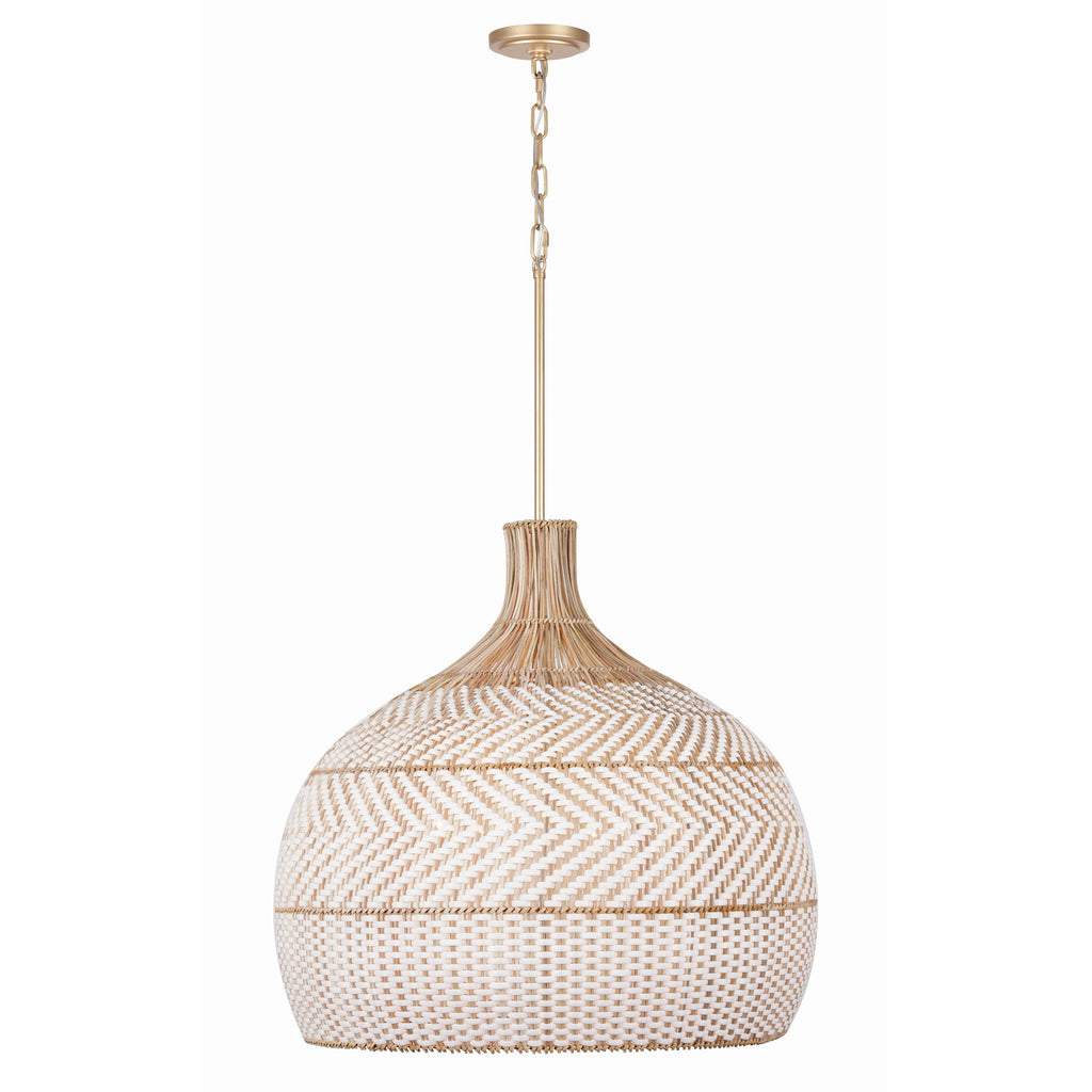 Crystorama Zanzibar 26'' Pendant in Soft Gold - Additional View