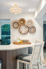 Crystorama Zanzibar 22'' Semi Flush Mount in Soft Gold - Lifestyle View