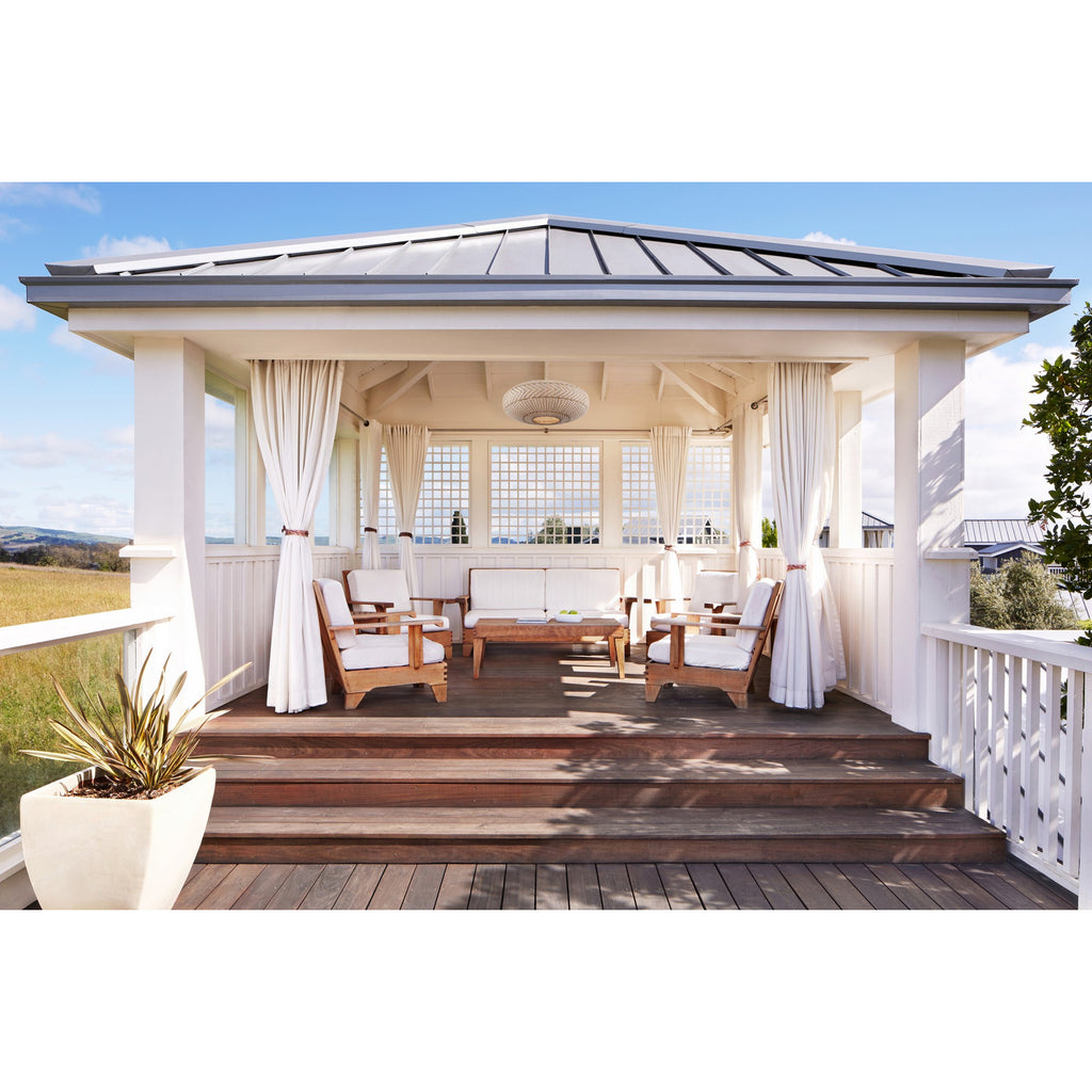 Crystorama Zanzibar 22'' Semi Flush Mount in Soft Gold - Lifestyle View