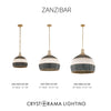 Crystorama Zanzibar 21'' Pendant - Collection Image