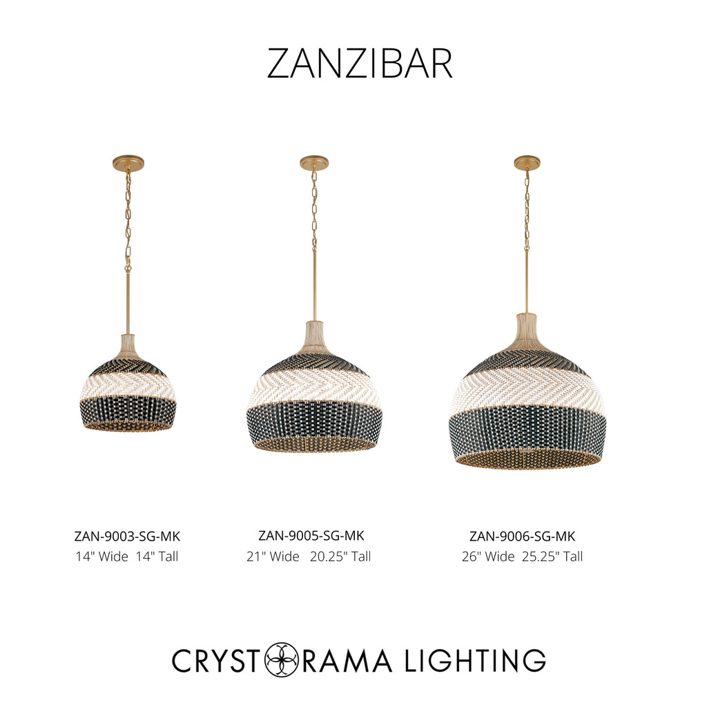Crystorama Zanzibar 26'' Pendant - Collection Image