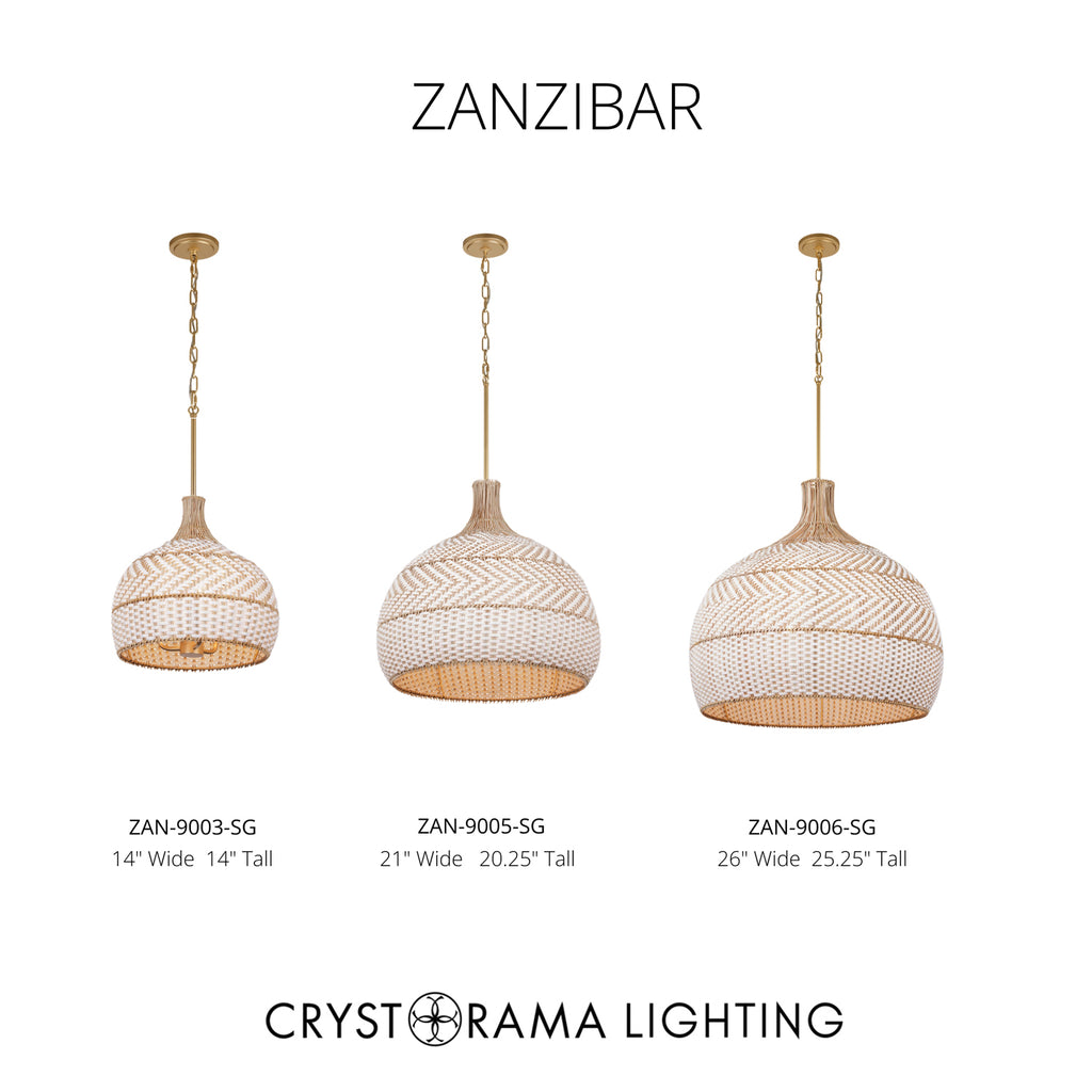 Crystorama Zanzibar 26'' Pendant - Collection Image