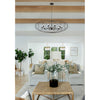 Crystorama Zucca 38.25'' Chandelier in English Bronze + Antique Gold - Lifestyle View