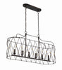 ZUC-A9037-EB-GA Zucca 42.5'' Linear Chandelier | Alternate Image