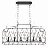 ZUC-A9037-EB-GA Zucca 42.5'' Linear Chandelier | Alternate Image