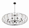 ZUC-A9039-EB-GA Zucca 10 Light Chandelier | Alternate Image