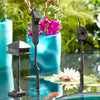 cy-01874 Bird House|Bronze - Large | Lifestyle Image