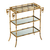 cy-04208 Bamboo Tray Table | Gold | Main Image