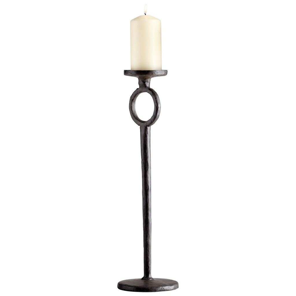 cy-04836 Duke Candleholder|Rust-LG | Main Image