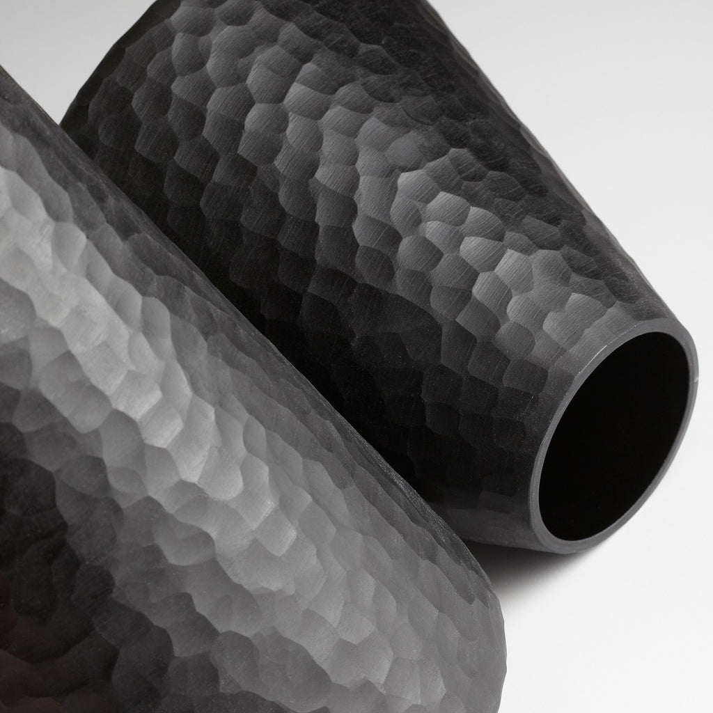 cy-05385 Lava Vase | Black - Small | Alternate Image