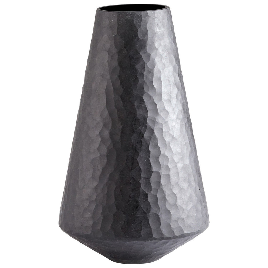 cy-05386 Lava Vase | Black - Large | Main Image