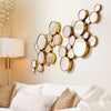 cy-05825 Bubbles Mirror | Gold | Lifestyle Image