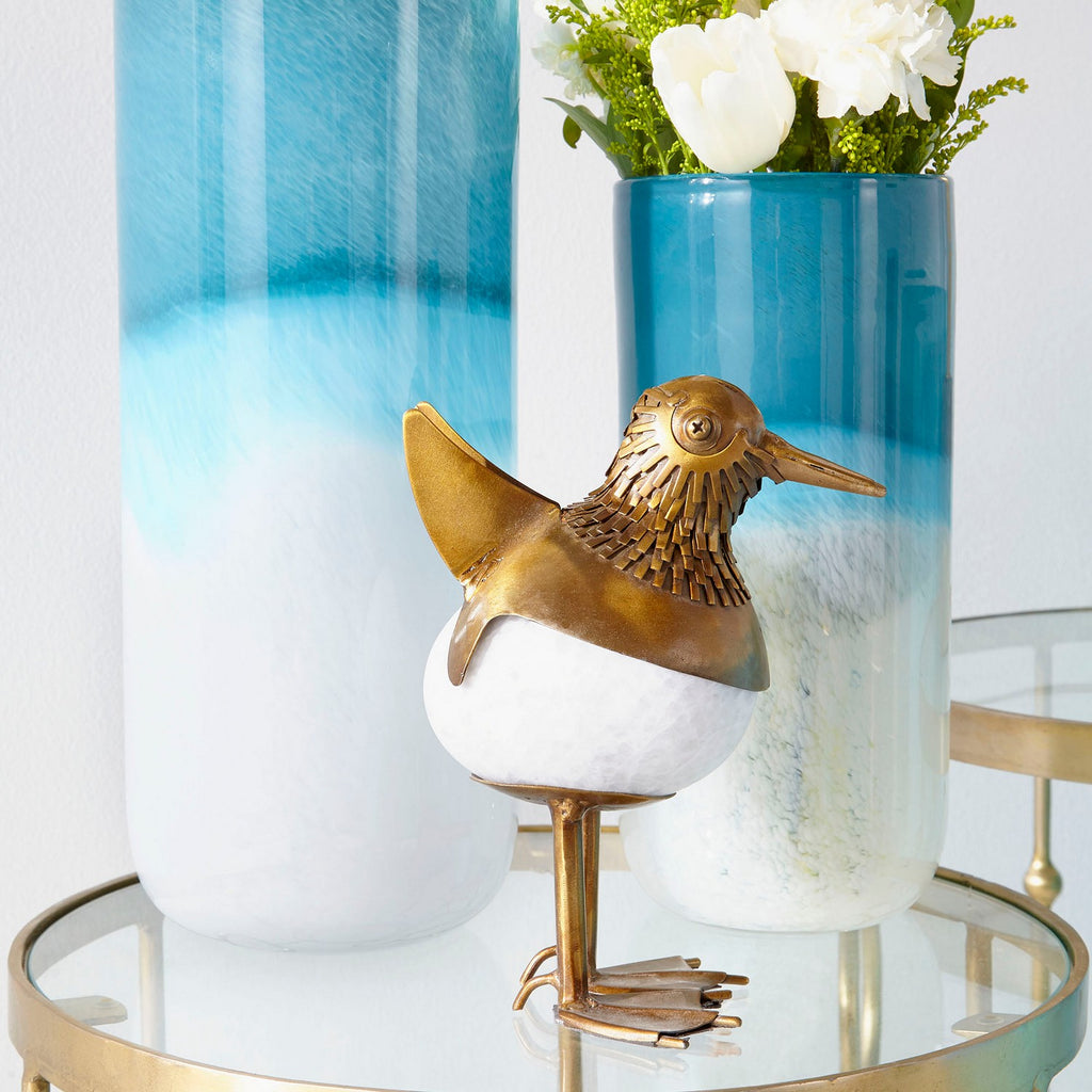 cy-05877 Cloud Vase|Turquoise-LG | Lifestyle Image