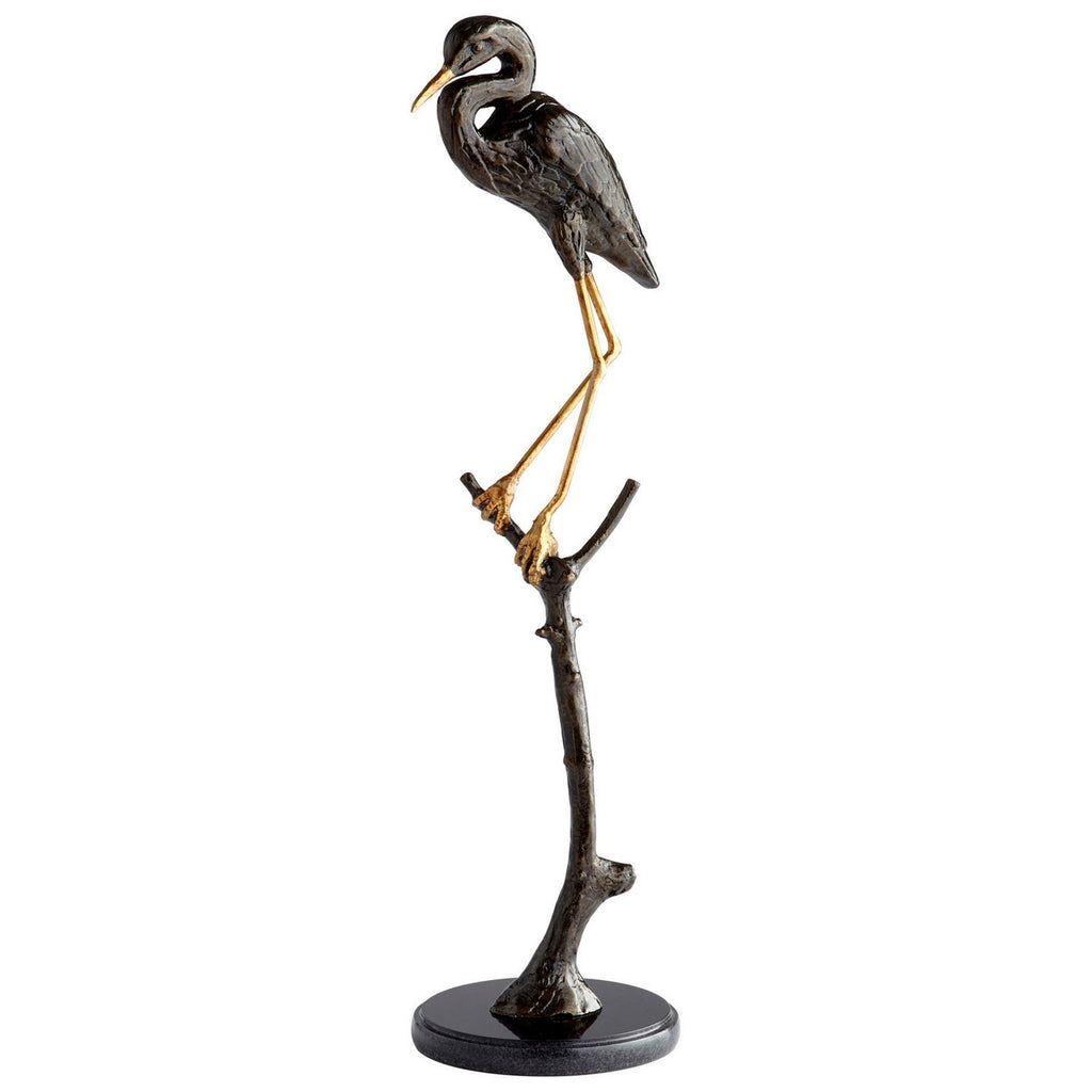 cy-08835 Midnight Avian Sculpture | Main Image