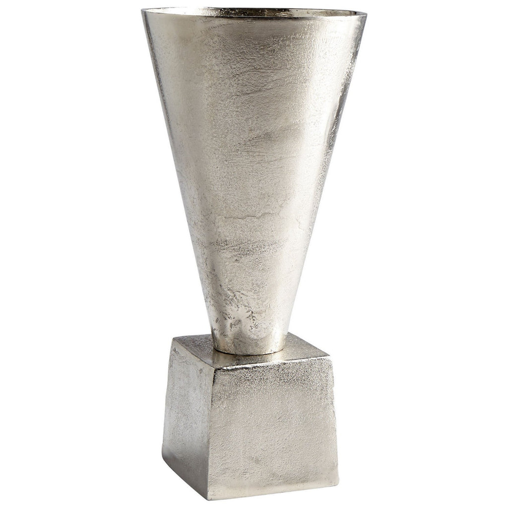 cy-08904 Mega Vase | Nickel -Small | Main Image