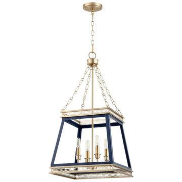 Blue And Aged Brass