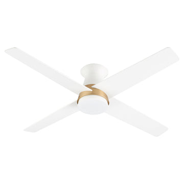 Studio White | Aged Brass