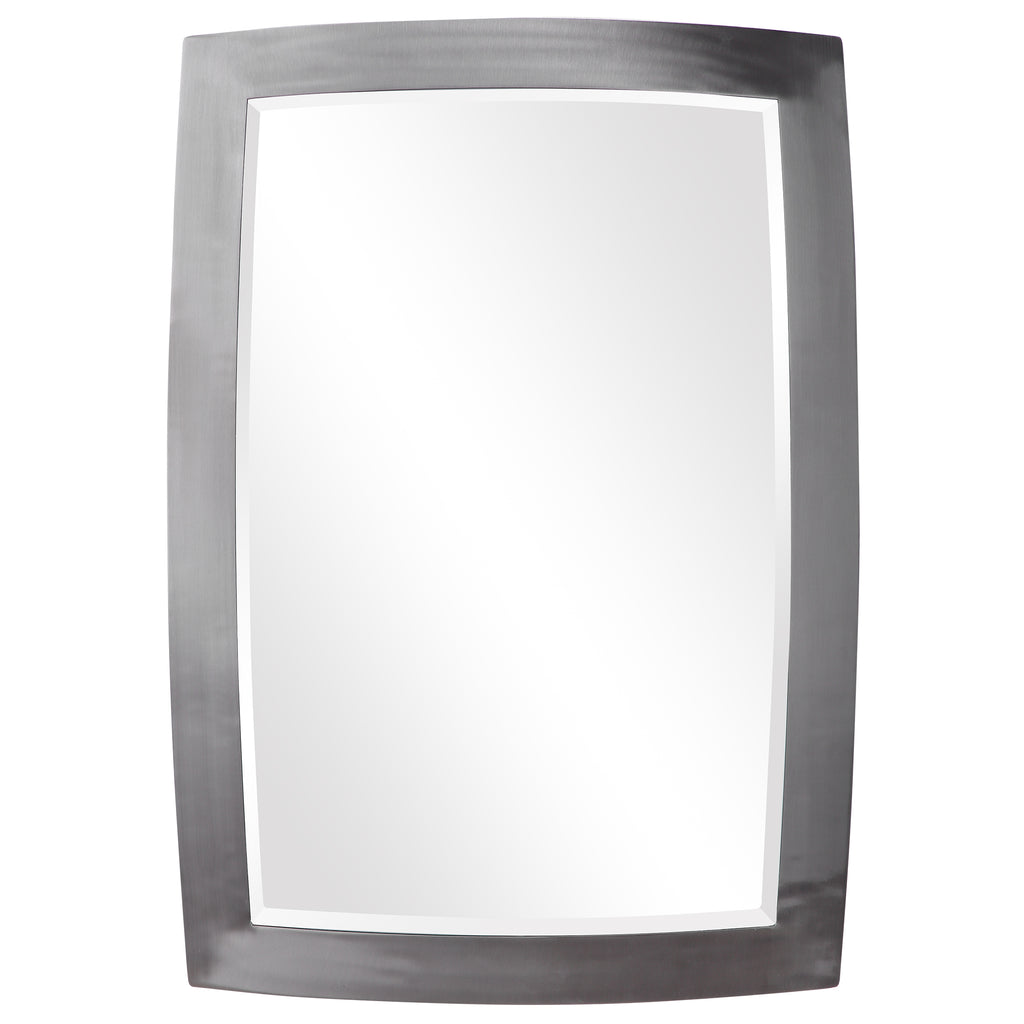 Tribeca Brushed Nickel Mirror - Elegantly Designed Decorative Mirror