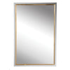 Central Park Chic Vanity Mirror | Chrome and Gold Finish