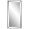 Park Avenue Black Mirror - Elegant Rectangular Wall Mirror - Home Decor