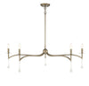 Hampton Retreat 5-Light Chandelier in Chelsea Gold Finish | Alternate View