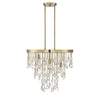 Sunset Strip 4 Light Glam Chandelier Noble Brass | Alternate View