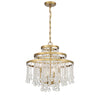 Sunset Strip 4 Light Chandelier - Crystal Glam Lighting | Alternate View