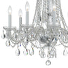 Park Avenue Traditional Crystal Chandelier - 8 Light Fixture | Alternate View