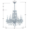 Park Avenue Traditional Crystal Chandelier - 8 Light Fixture | Item Dimensions