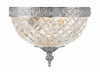 Park Avenue Classic Ceiling Mount 2-Light Fixture in Traditional Style